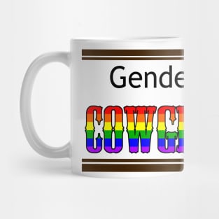 Gender: COWGIRL - Rainbow Mug